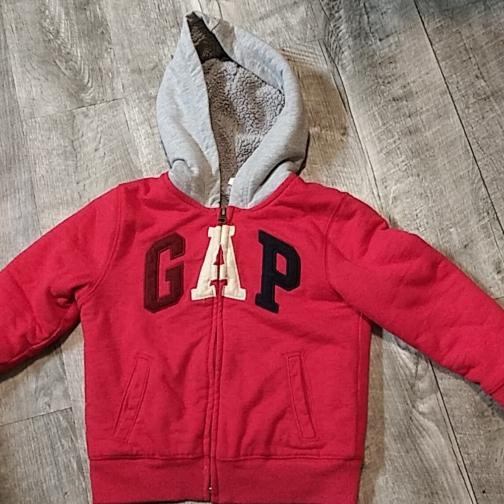Gap Toddler boys sherpa lined hoodie